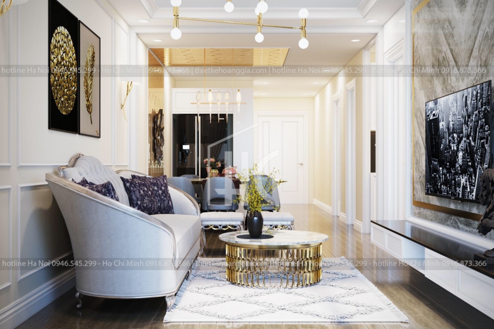 Thiết kế nội thất chung cư cao cấp - Anh Chung 2